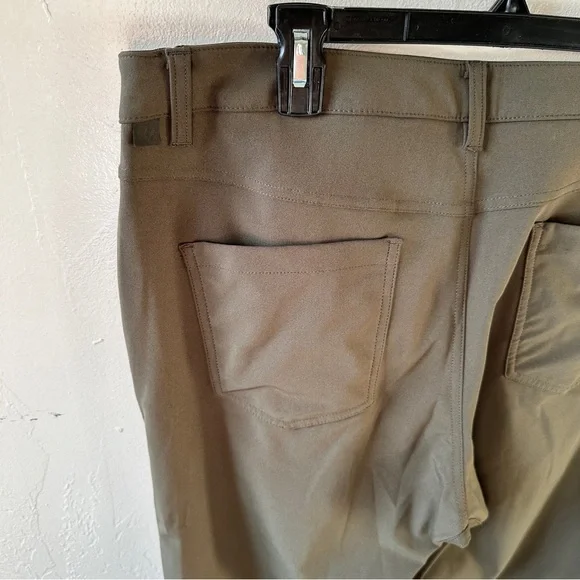 34X33 Lululemon ABC Pants Classic Fit Warpstreme Color Dk Green Retail $128